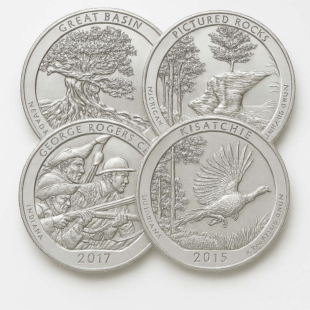 Silver 5 oz America the Beautiful