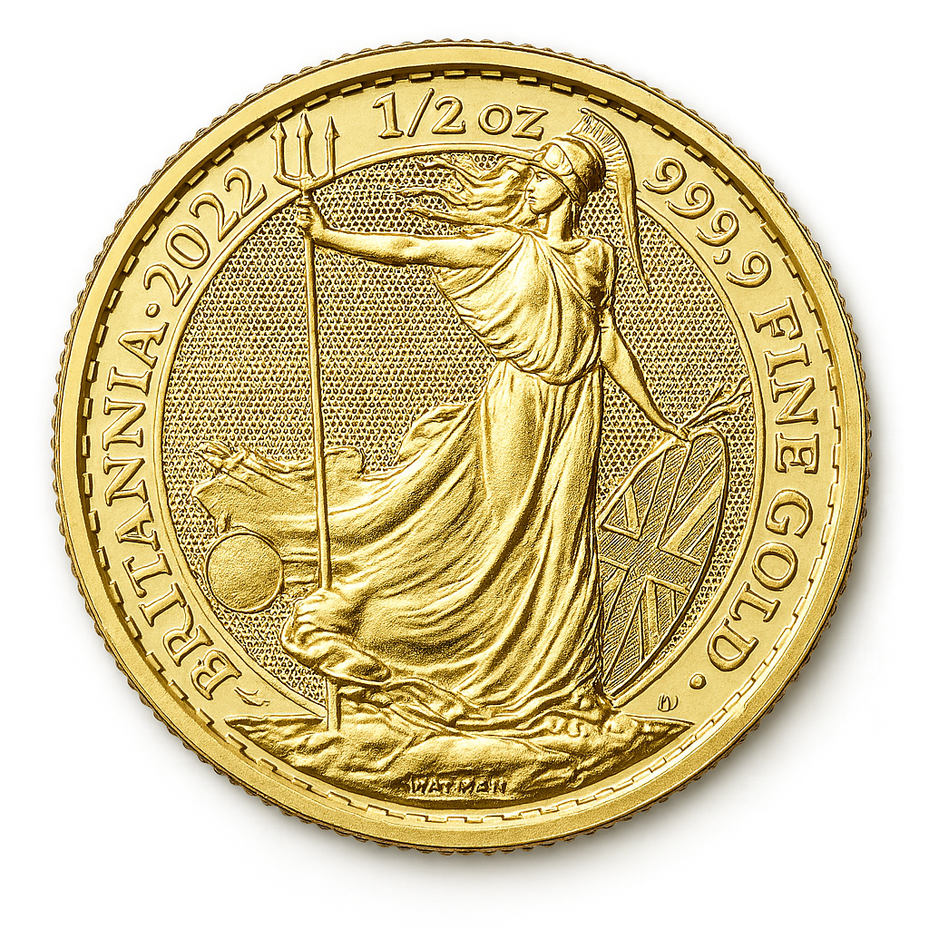 Gold Great Britain Britannia 1/2 oz